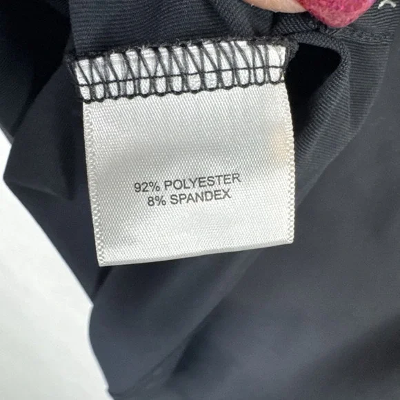 Peter Millar Black Polo Shirt Womens M UPF 50+ Sun Protection Performance - Picture 6 of 8